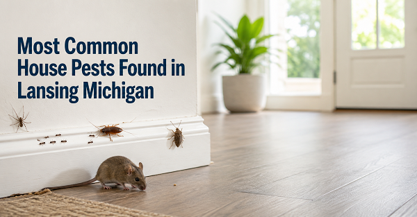 Common house pests in Lansing Michigan